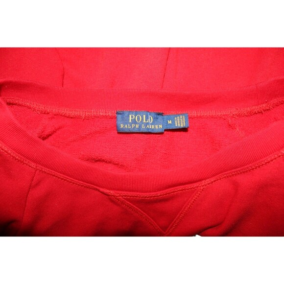 Ralph Lauren Polo Fleece Sweatshirt Womens M Crewneck Pony Embroidered Pullover - Picture 4 of 5